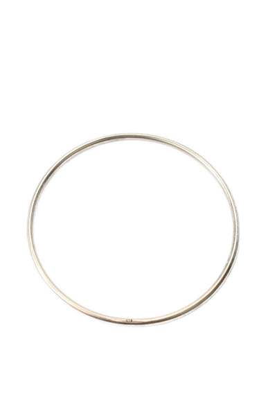Ann Demeulemeester Womens Sterling Silver Bangle Bracelet 2.5" 10.8g