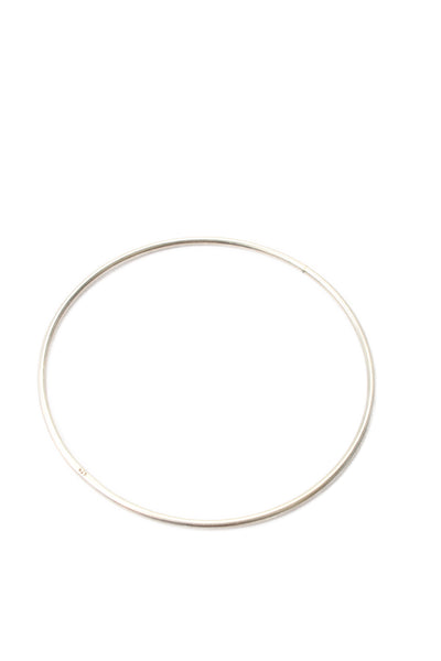 Ann Demeulemeester Womens Sterling Silver Bangle Bracelet 2.7" 7.9g