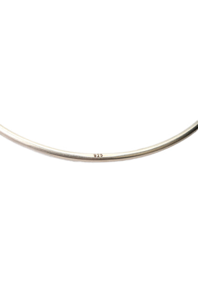 Ann Demeulemeester Womens Sterling Silver Bangle Bracelet 2.7" 7.9g