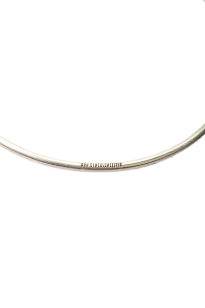 Ann Demeulemeester Womens Sterling Silver Bangle Bracelet 2.7" 7.9g