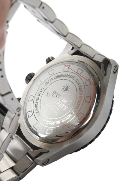Invicta Mens Stainless Steel Specialty 40606 Chronograph Quartz Watch 50mm