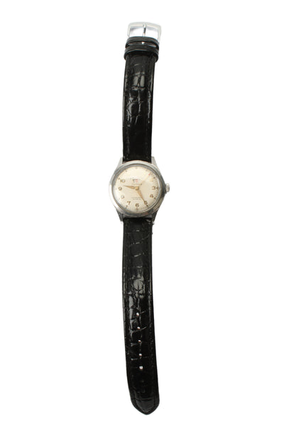 Hamilton Mens Vintage Stainless Steel Signamatic Automatic Watch 32mm