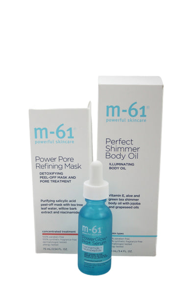 m-61 Powerful Skincare Power Pore Refining Mask Serum 3 PCS Set