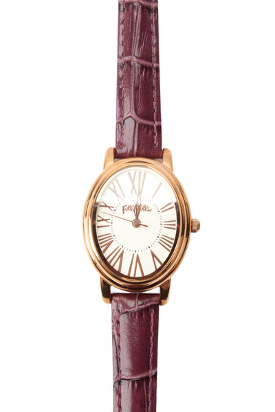 Folli Follie Womens Rose Gold Tone S-Steel WF17R011SP Quartz Watch 27mm NWOT