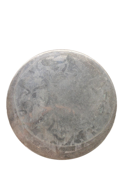 Cartier Sterling Silver Panthere Print Coaster 4"
