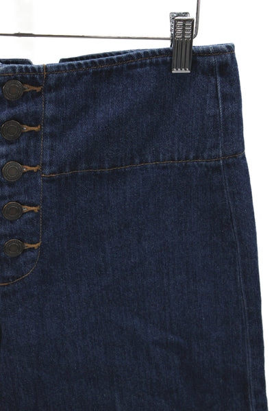 Marc Jacobs Womens Cropped High Rise Blue Jeans Size 28