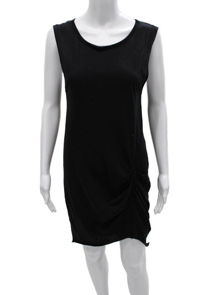 Rag & Bone Women Tank Dress Black Cotton Sleeveless Round Neck Size XS