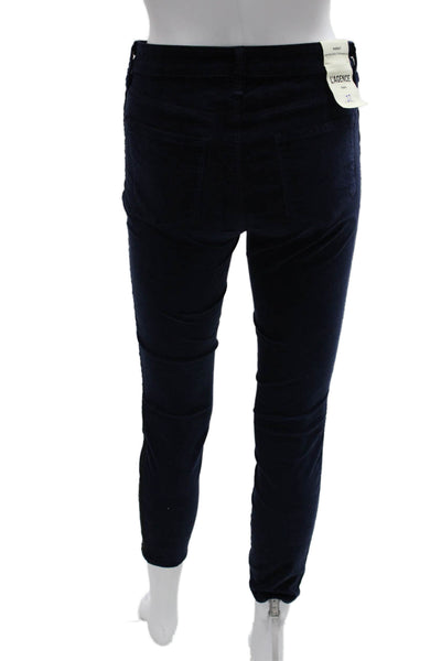 L'Agence Womens Skinny Blue Cotton Pants Size 27