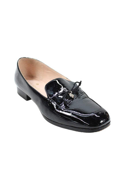 Kate Spade New York Womens Patent Leather Sarah Loafers Black Size 6.5  B