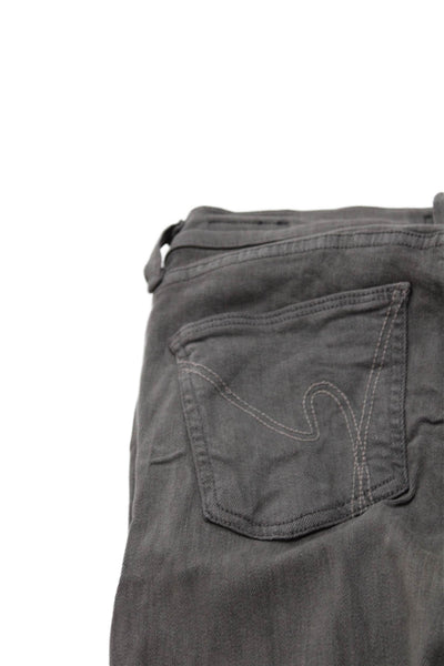 C of H Los Angeles Womens Skinny Gray Low Rise Jeans Button Size 26