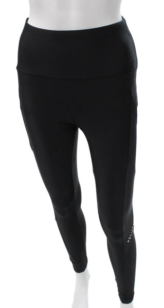 Peloton Womens Compression Leggings Black Polyamide Size S