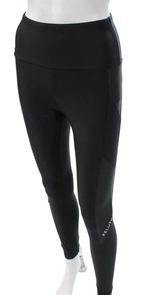 Peloton Womens Compression Leggings Black Polyamide Size S