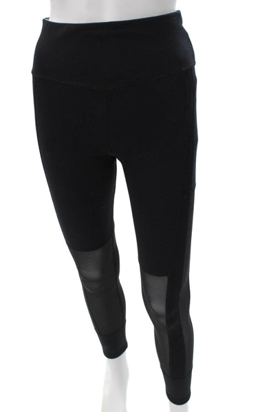 Sweaty Betty Womens Black Ankle Leggings Polyester Blend Size S