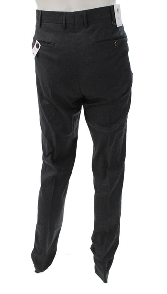 PT Torino Mens Dress Pants Wool Gray Button Size 52