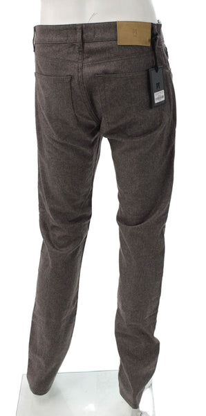 PT Torino Mens Dress Pants Gray Wool Button Size 33