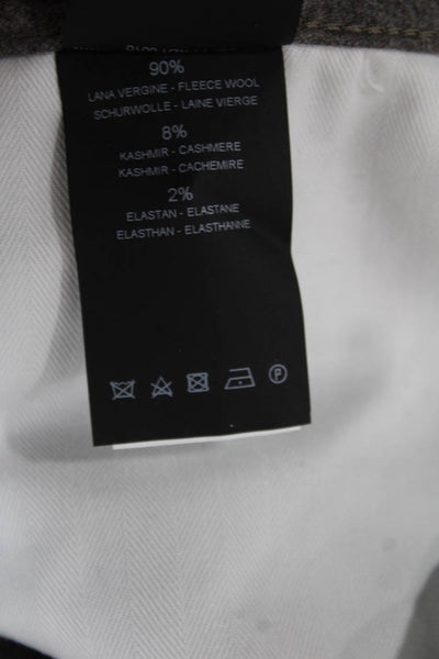 PT Torino Mens Dress Pants Gray Wool Button Size 33