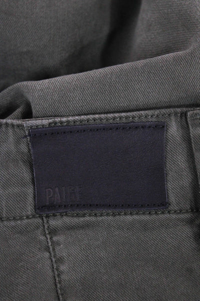 Paige Black Label Women Green Straight Jeans Size 26