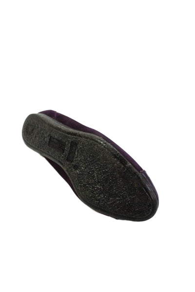Arche Women's Round Toe Slip-On Ballet Flats Shoes Purple Size 8.5