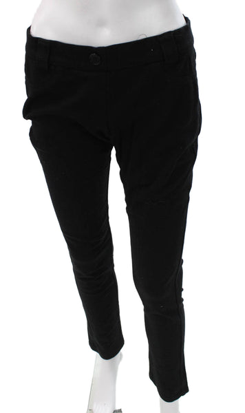 Theory Womens Skinny Black Viscose Pants Size M