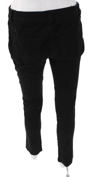 Theory Womens Skinny Black Viscose Pants Size M