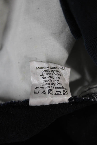 J Crew Women Blue Cotton Chino Shorts Size 12