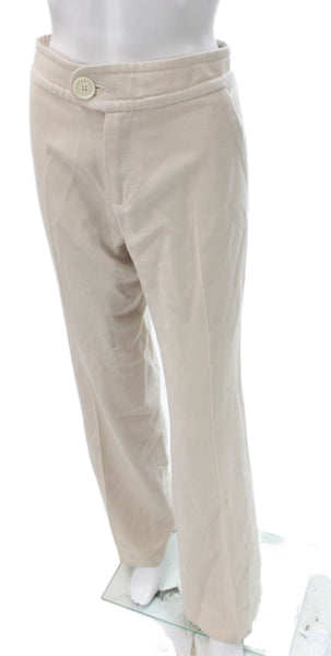 Marc Jacobs Women Beige Wool Dress Pants Size 10
