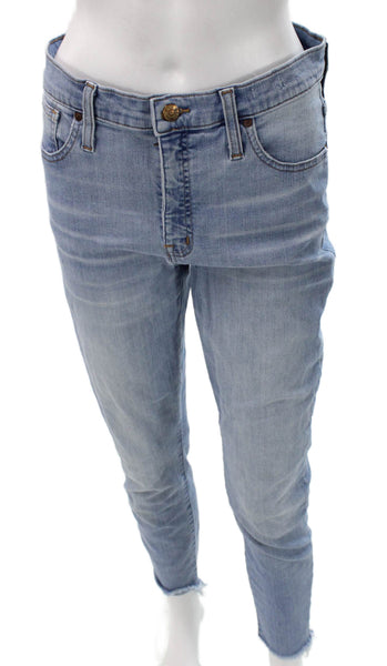 Madewell Womens Skinny High Rise Blue Jeans Size 30