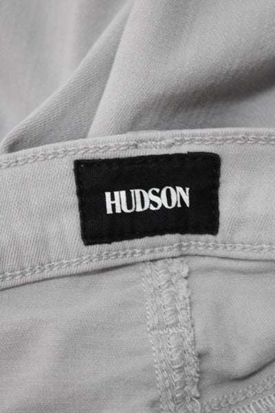 Hudson Women Skinny Jeans Gray High Rise Size 24