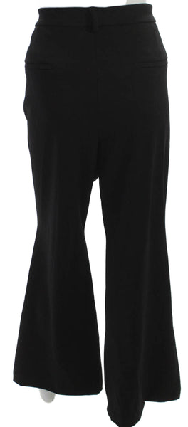 Dream Luxury Women Dress Pants Black Button Polyamide 32in Inseam Size 16