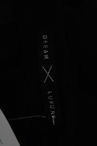 Dream Luxury Women Dress Pants Black Button Polyamide 32in Inseam Size 16