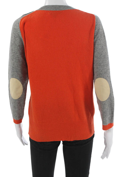 J Crew Women Pullover Sweater Gray Wool Crew Neck Long Sleeve Size S