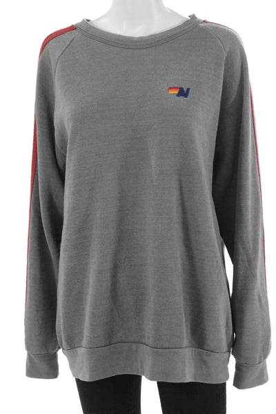 J Crew Women Pullover Sweater Gray Wool Crew Neck Long Sleeve Size S