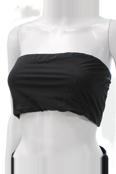 Skims Womens Basic Off Shoulder Sleeveless Shapewear Black Size XL