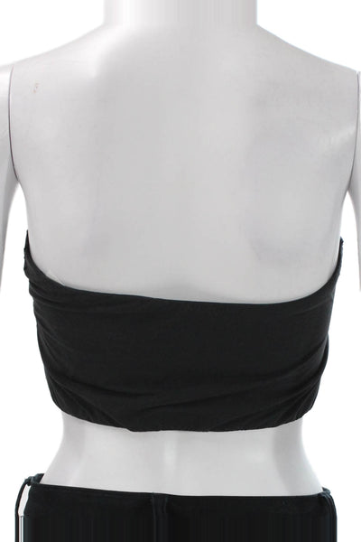 Skims Womens Basic Off Shoulder Sleeveless Shapewear Black Size XL