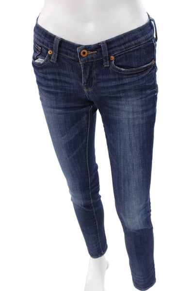 Lucky Brand Womens Juniors Skinny Jeans Blue Size 0