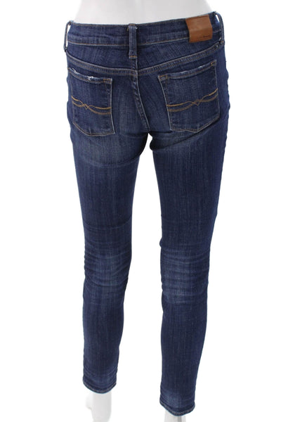 Lucky Brand Womens Juniors Skinny Jeans Blue Size 0