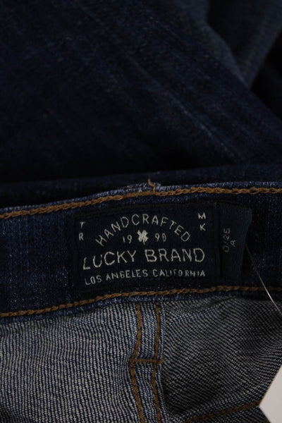 Lucky Brand Womens Juniors Skinny Jeans Blue Size 0
