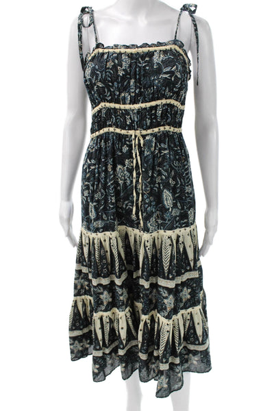 Christian Lacroix Womens Multicolor Sundress Sleeveless Square Neck Size XS