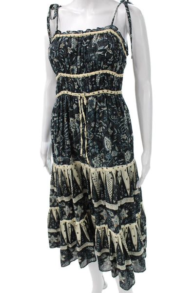 Christian Lacroix Womens Multicolor Sundress Sleeveless Square Neck Size XS