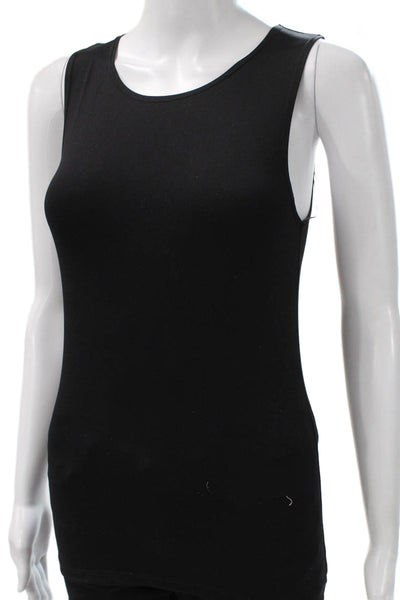 Only Hearts Womens Tank Black Crew Neck Nylon Size S