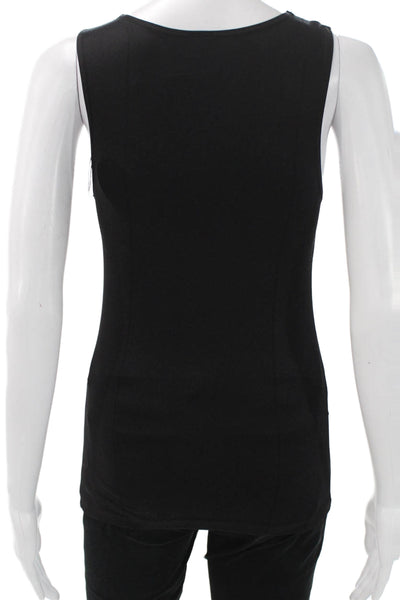 Only Hearts Womens Tank Black Crew Neck Nylon Size S