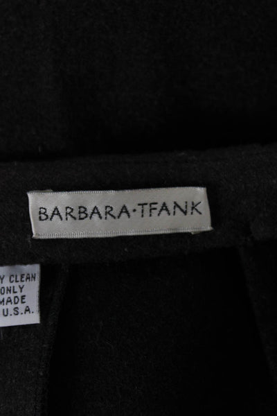 Barbara Tfank Womens Dress Pants Brown Wool Zip Size 4