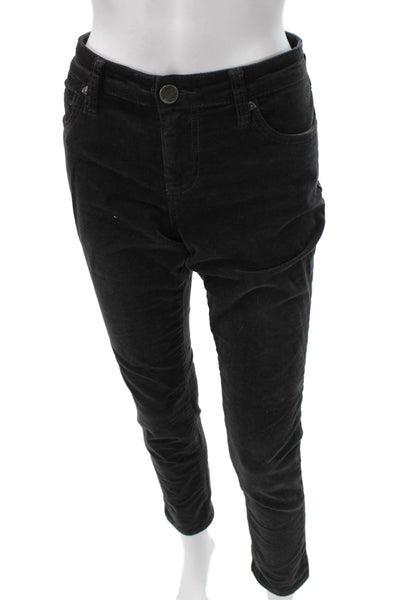 KUT from the Kloth Womens Skinny Black Cotton Blend Jeans Size 8P