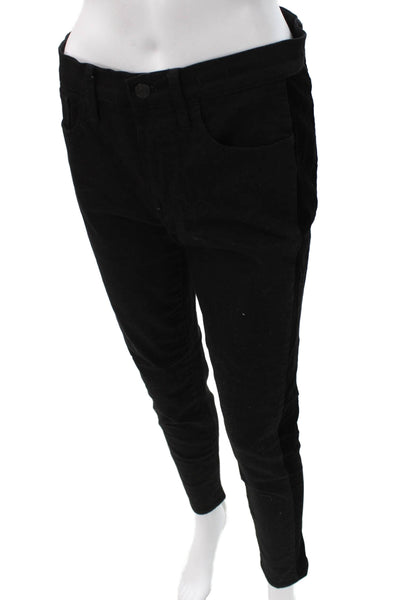Madewell Women Skinny Jeans Black High Rise Button 28 Inseam Size 29