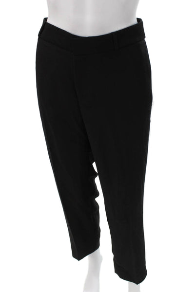 Banana Republic Women Ankle Pants Black Polyester Zip Size 8