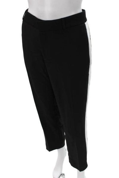 Banana Republic Women Ankle Pants Black Polyester Zip Size 8