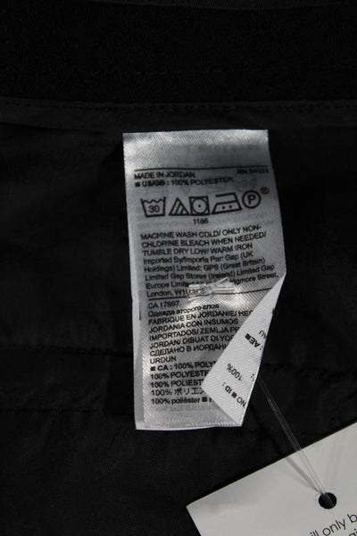 Banana Republic Women Ankle Pants Black Polyester Zip Size 8