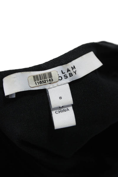 Derek Lam 10 Crosby Women Fit & Flare Dress Black V-Neck Sleeveless Size 8