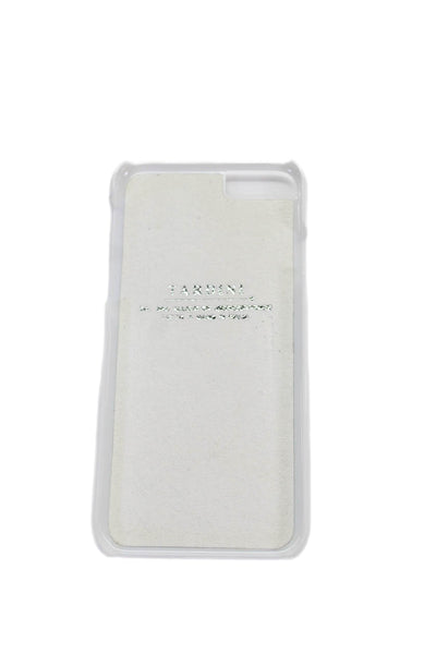Tardini Unisex Adults Genuine American Alligator Jeweled iPhone Case Baby Blue