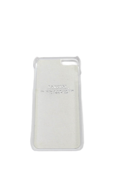 Tardini Unisex Adults Genuine American Alligator Jeweled iPhone Case Beige